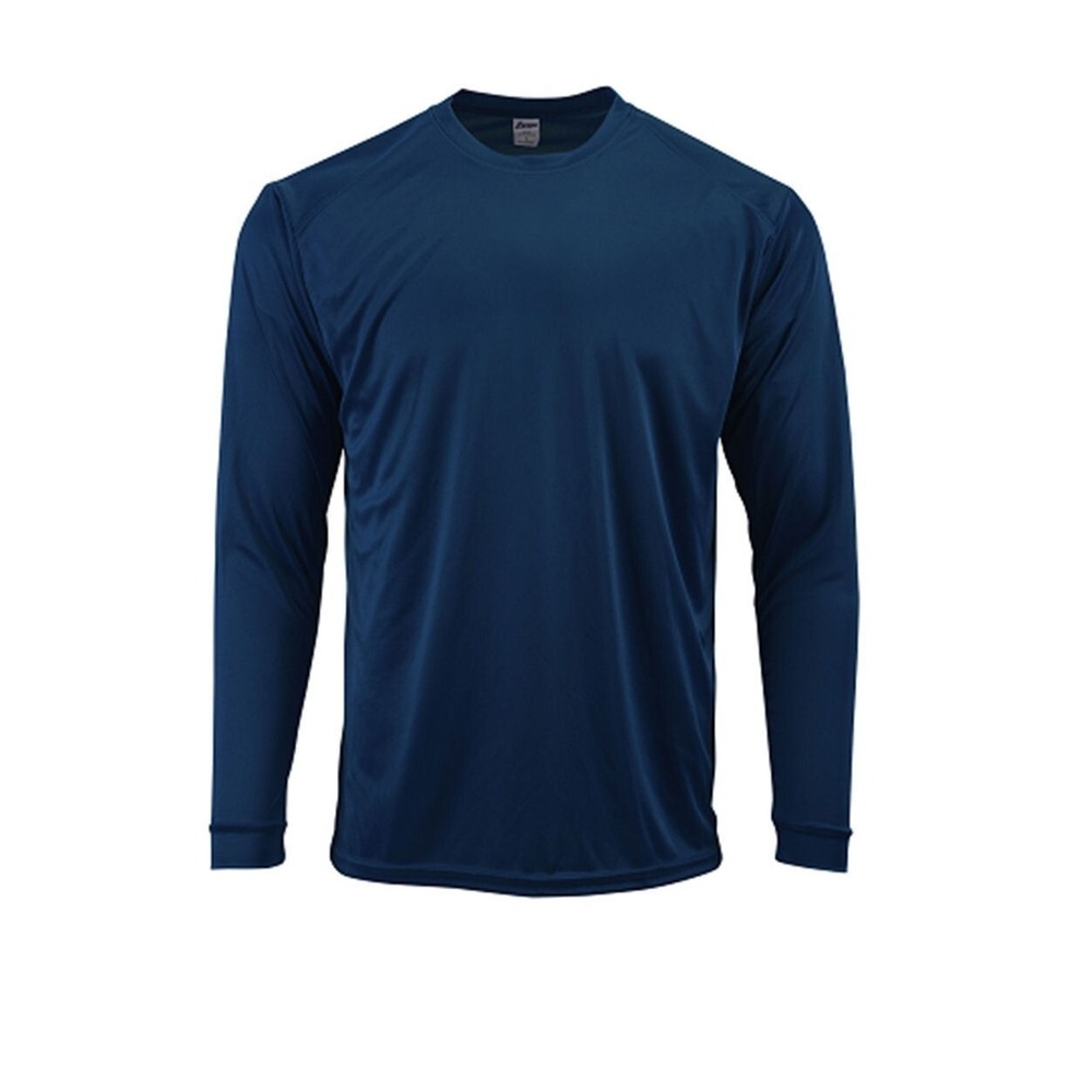 Paragon 210 Long Sleeve Islander Fishing Boat Tee 50+ UV - Navy Blue - Large